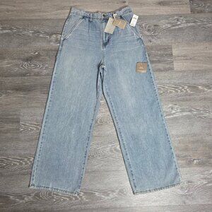 NWT Oliver Logan - Women's Thompson Low Slung Wide Leg Denim Jeans - Size 26